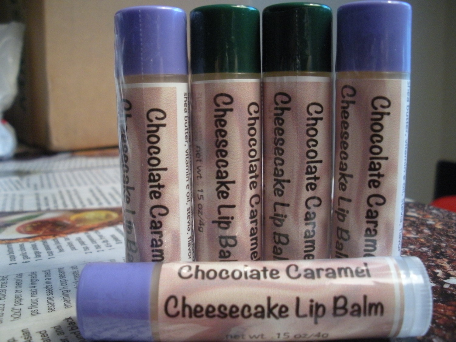 Chocolate Caramel Cheesecake Lip Balm
