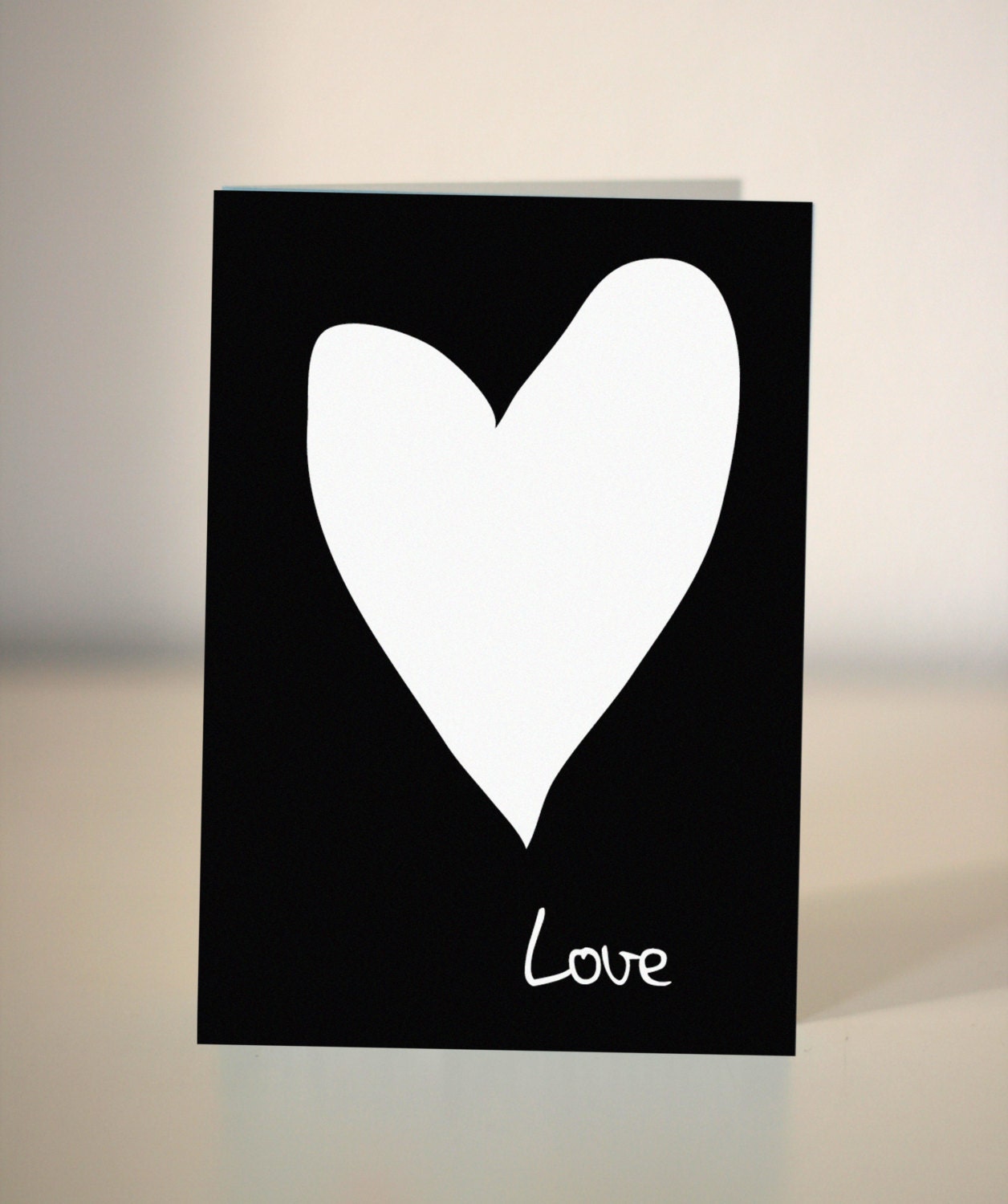 Love card - Handmade  -  Birthday, Anniversary, romantic card for boyfriend or girlfriend - Husband or Wife