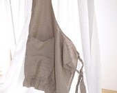 Linen Apron linen  apron dress, made by mooshop