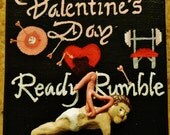 V-Day Rumble 3D Postcard Painting