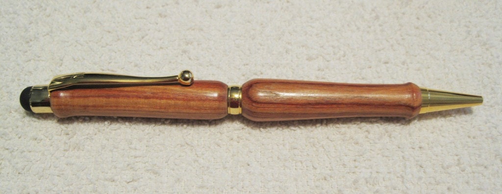 Tulipwood Rosewood Clip on Pen Stylus