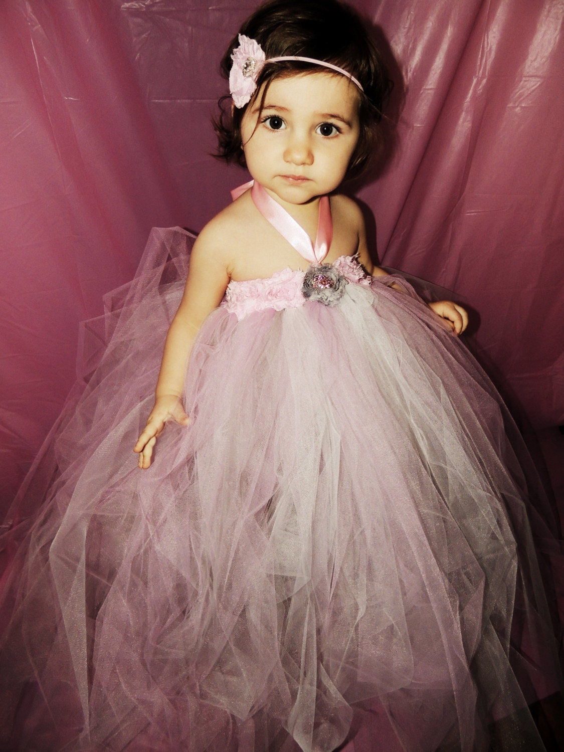Tutu Halter Dress - Sizes 4,5,6,7,8, Shabby Chic, girl tutu, birthday tutu, flower girl tutu, dress up, custom made tutu