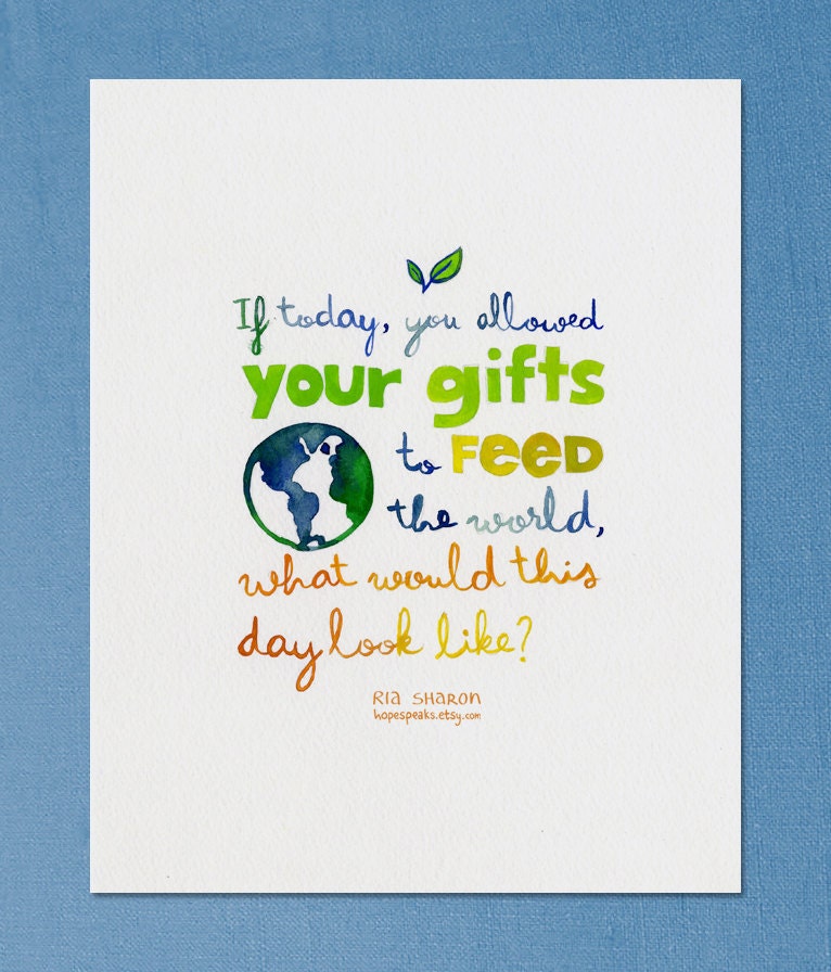 Your Gifts Can Feed the World Print
