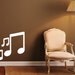Musical Notes Symbol Music Wall Vinyl Decal Art Design Murals Interior Music Room Decor Oracle Sticker 28''X28'' SV872