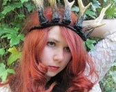 Unisex non-taxidermy deer antler crown - game of thrones, fantasy, LARP, cosplay