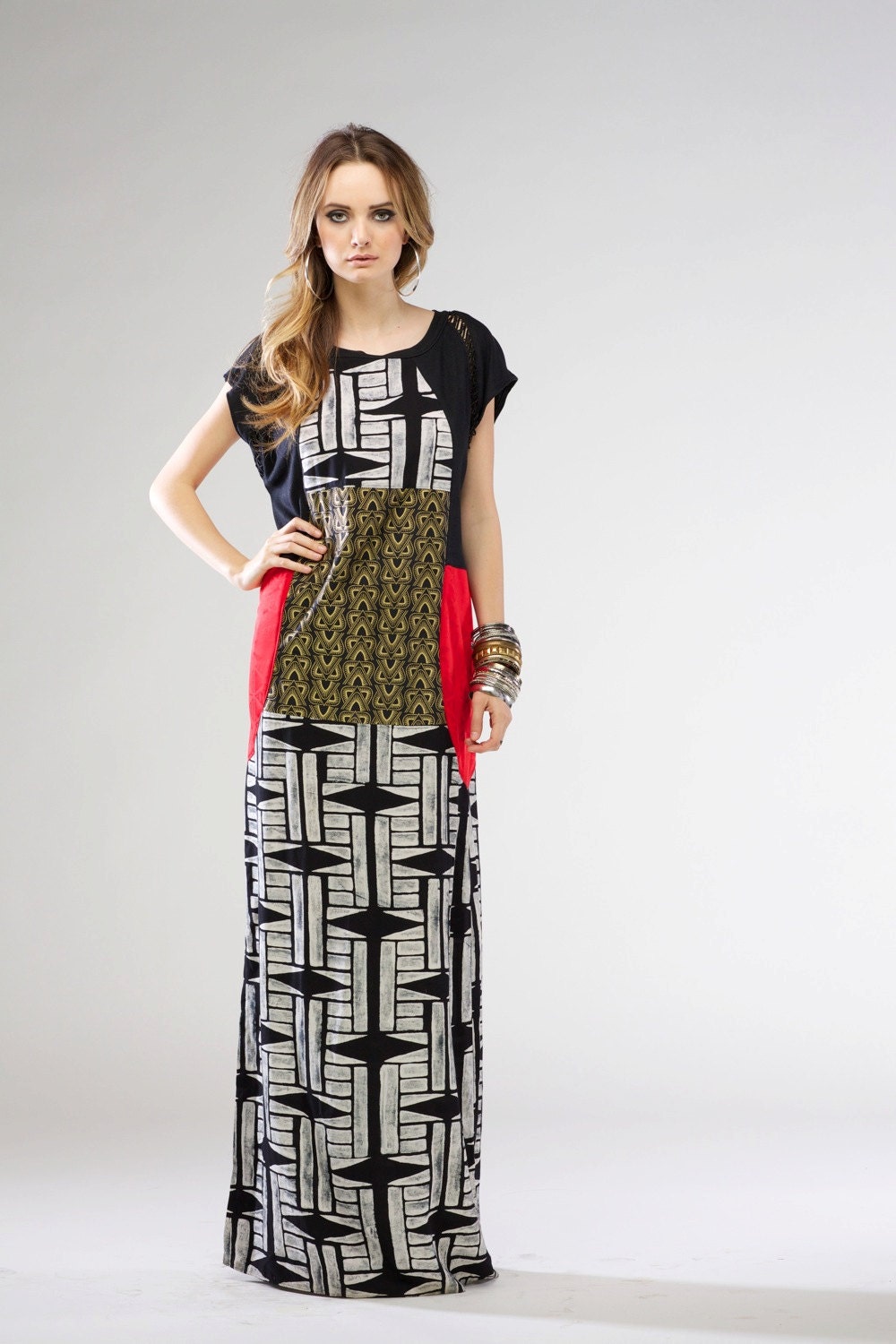LIMITED EDITION Patchwork Maxi dress