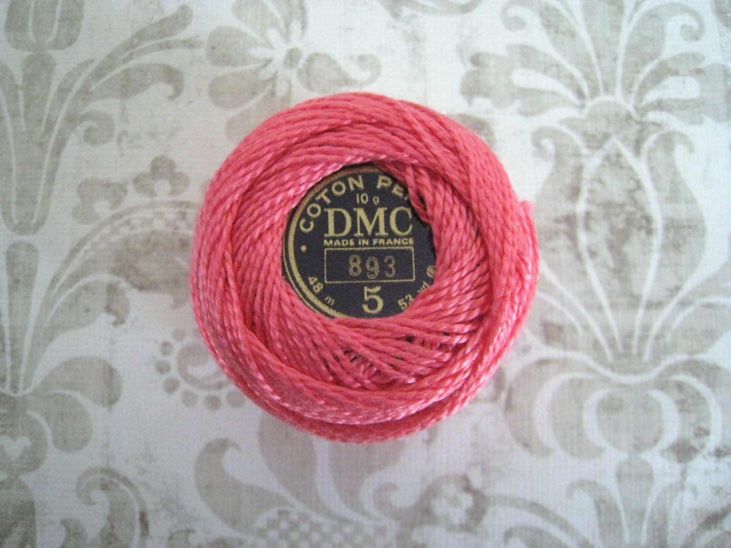 DMC 893 - Light Carnation - Perle Cotton Thread Size 5