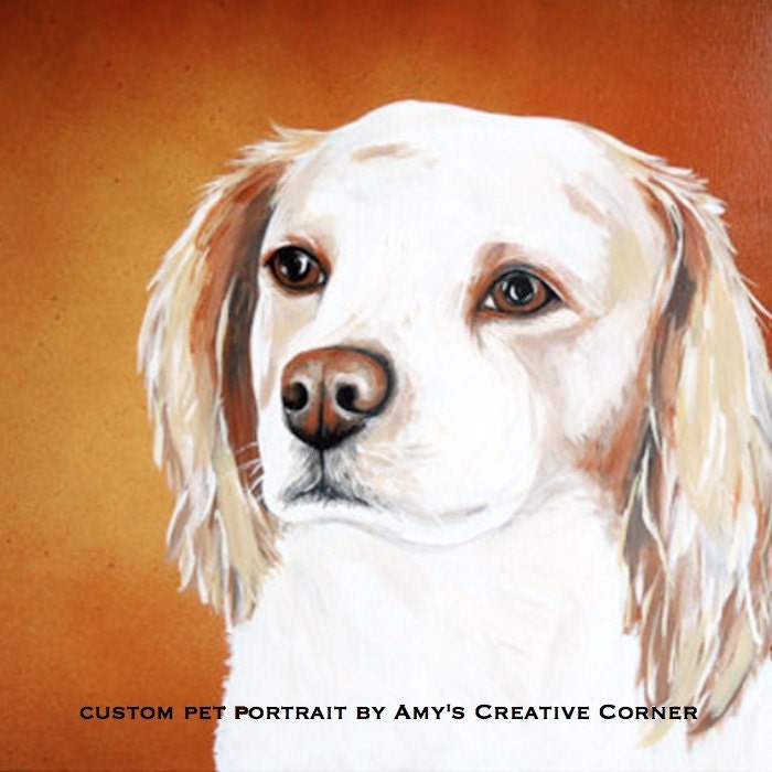 Custom Painted Portrait  10x10 canvas