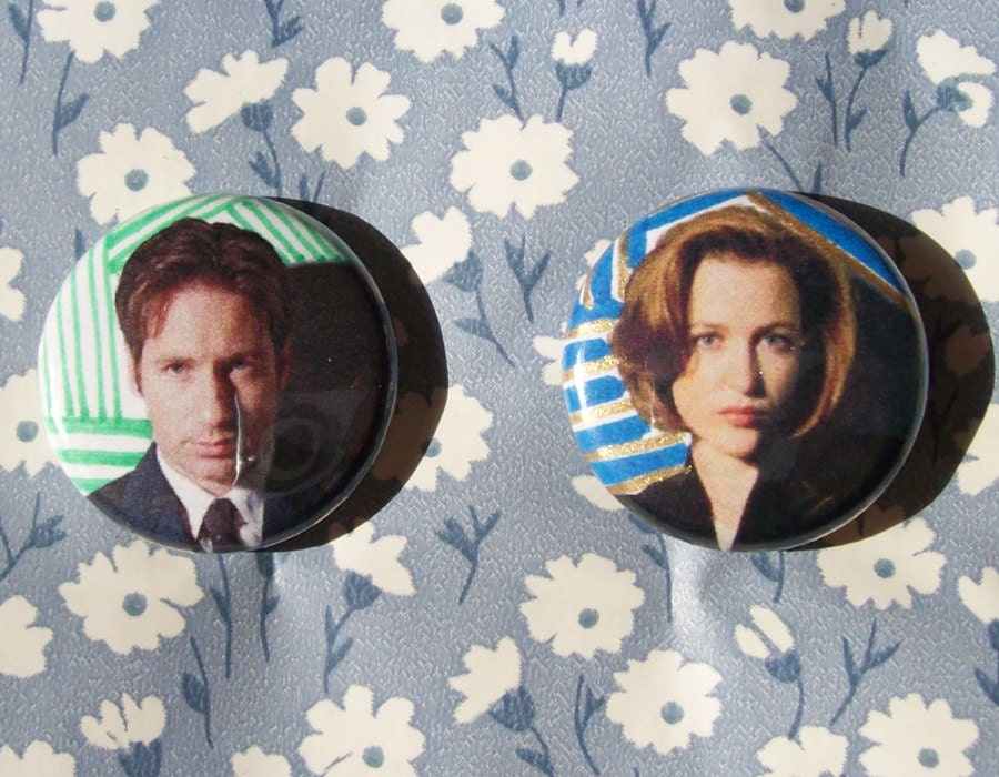 Mulder & Scully are Amazing- 1 Inch Button Set