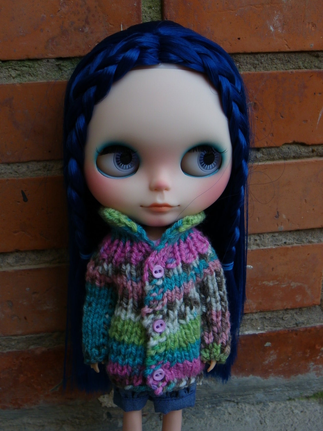 Jacquard Cardigan for Blythe