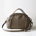 Leather Handbag - OPELLE Baby Botanist Bag - Pebbled Leather in Mink
