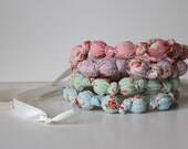 knotted statement necklace / beaded teething nursing necklace -- the vintage floral collection (pick your color)