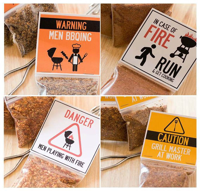 BBQ Rubs - barbecue spices gift set - BBQ grilling seasonings for Father's Day gift