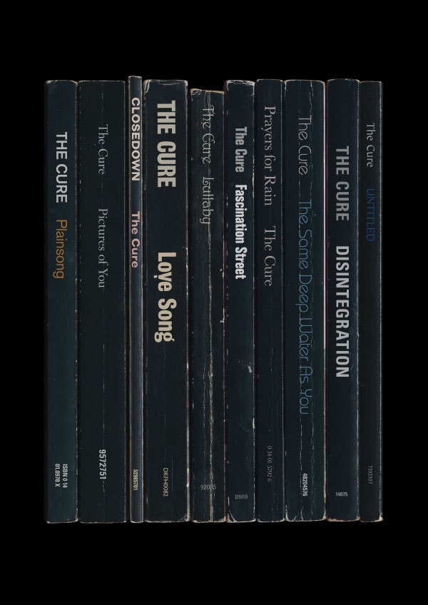 The Cure 'Disintegration' Album As Books Poster Print Robert Smith Book Print