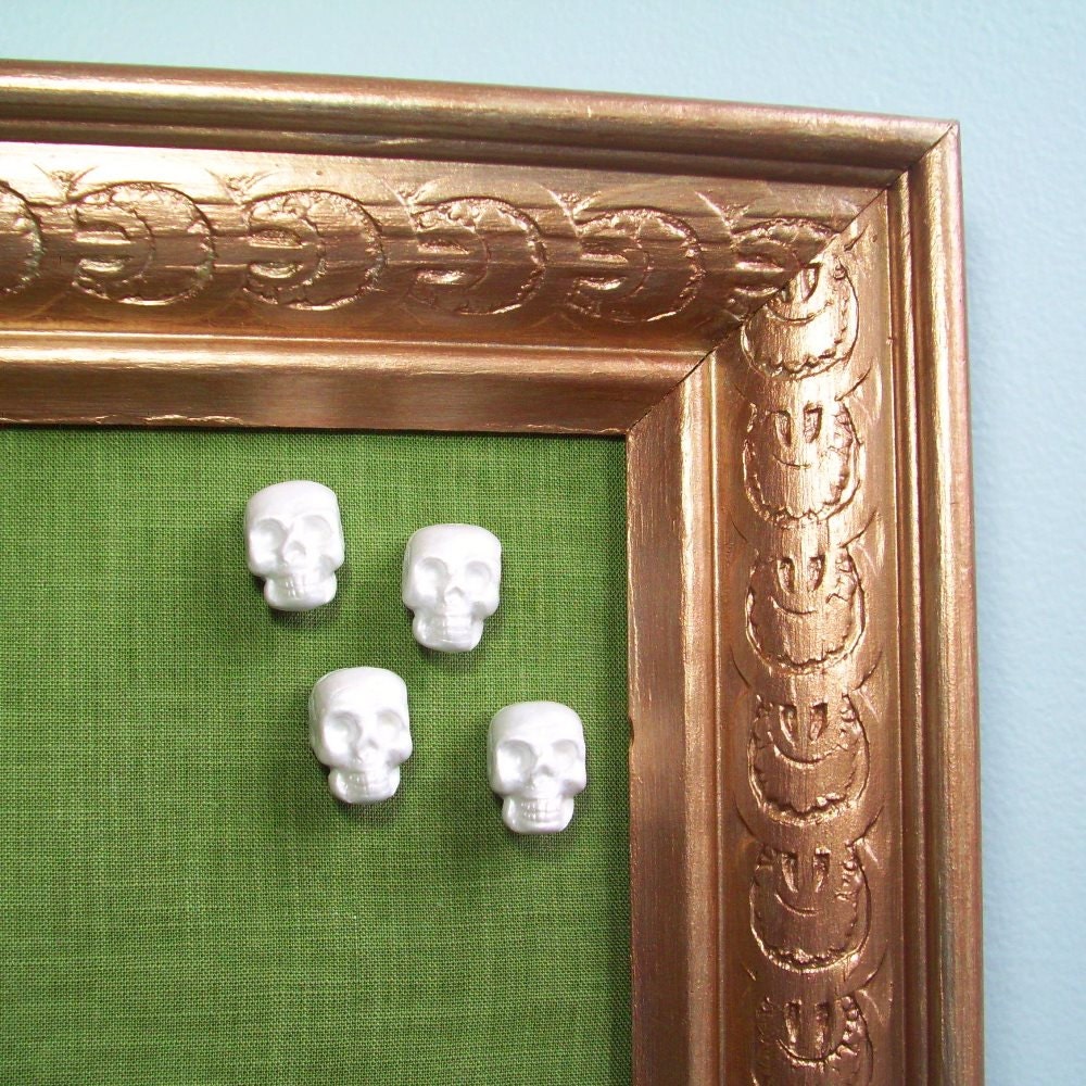 White Skulls Push Pins Desk Accessories Skull Thumbtacks Decorative Organizers Bulletin Board Pins Cork Board Tacks