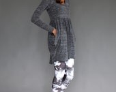 Grey Heather Sweater Dress