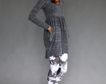 Grey Heather Sweater Dress