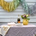 Moonlight Torn Fabric Garland / cool colors
