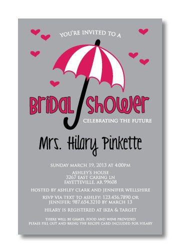 Printable Bridal Shower Invitation