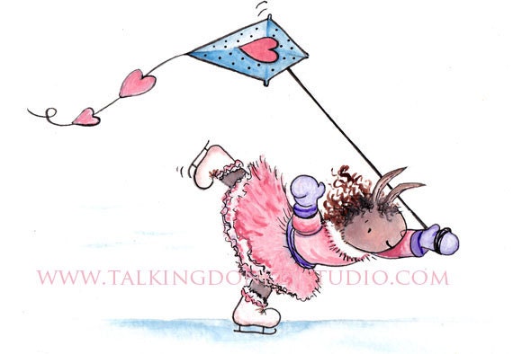 Baby girl nursery, bunny, girl, kids room decor, pink, children, kite, playful, original, acrylic painting
