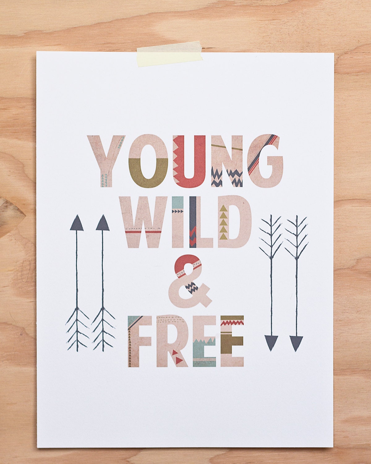 Young Wild & Free 9x12 print