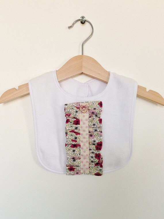 SALE Baby bib girls bib new born girl clothes by ThisisLullaby