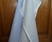 2pcs Tea towel Kitchen towel - white blue and white grey