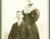 Unusual Armless Woman Cabinet Card
