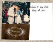 Sunburst Thank You Card Design