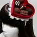Red Velvet Valentine's Day Chocolate Candy Heart Box Gothic and Lolita Hat - Made to Order