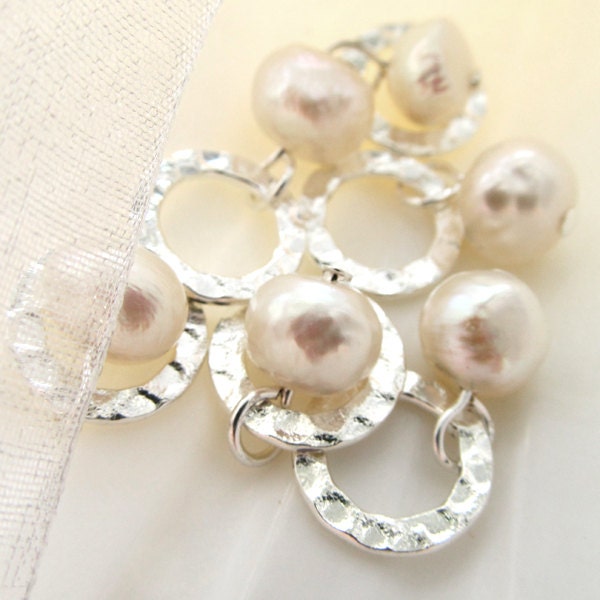 Heart of the Oyster - Six Handmade Stitch Markers - 6.5 mm (10.5 US) - Open Edition