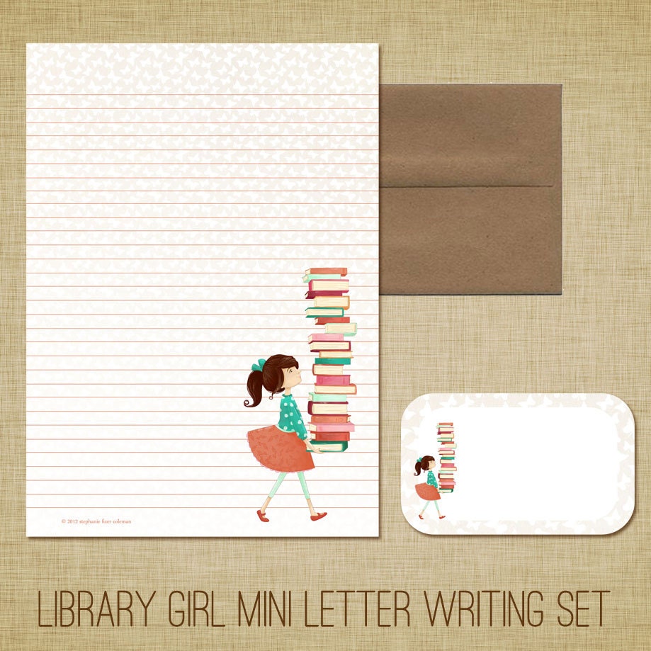 Personalized Stationery Mini Letter Writing by TheFoxandTheTeacup