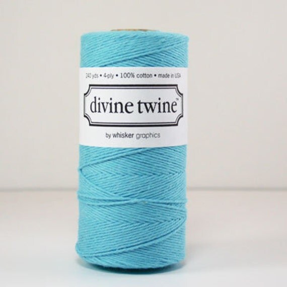 Blue Solid Bakers Twine - 30 yards sampler Il_570xn