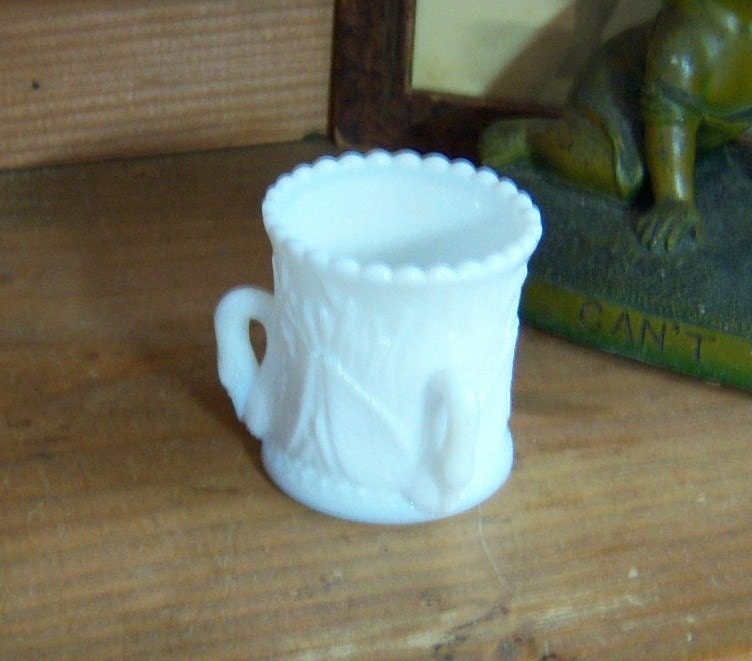 Westmoreland Milk Glass Swan Toothpick Holder by UknowUneedAnother