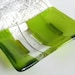 Spring Green Glass Soap Dish