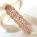 Gold Wedding Dress Sash, Rhinestone Encrusted Bridal Belt Sash - Crystal Extra Wide Wedding Belt