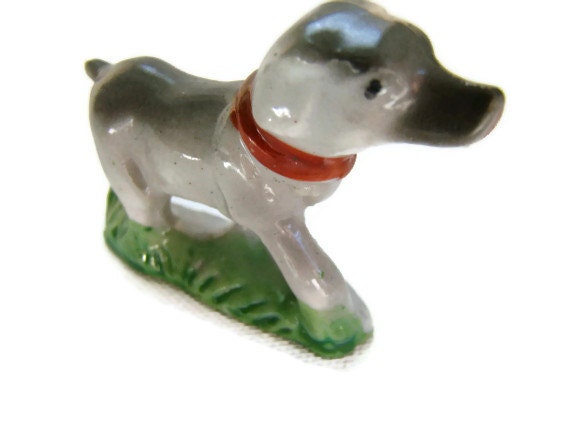 dog figurines made in occupied japan