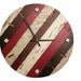 Reclaimed wood wall clock