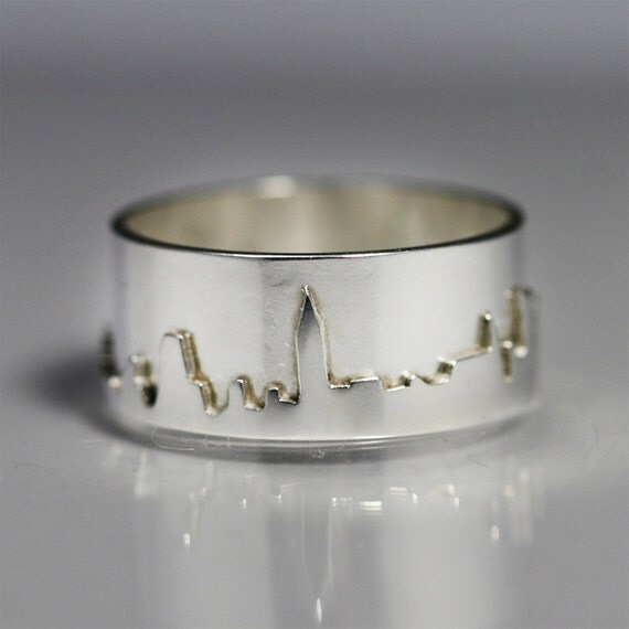 New York City Skyline Ring Sterling Silver (Made to Order) New York City Skyline Ring Sterling Silver (Made to Order)