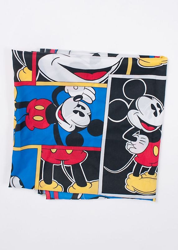 Triple Pleat Curtain Heading Vintage Mickey Mouse Flowers