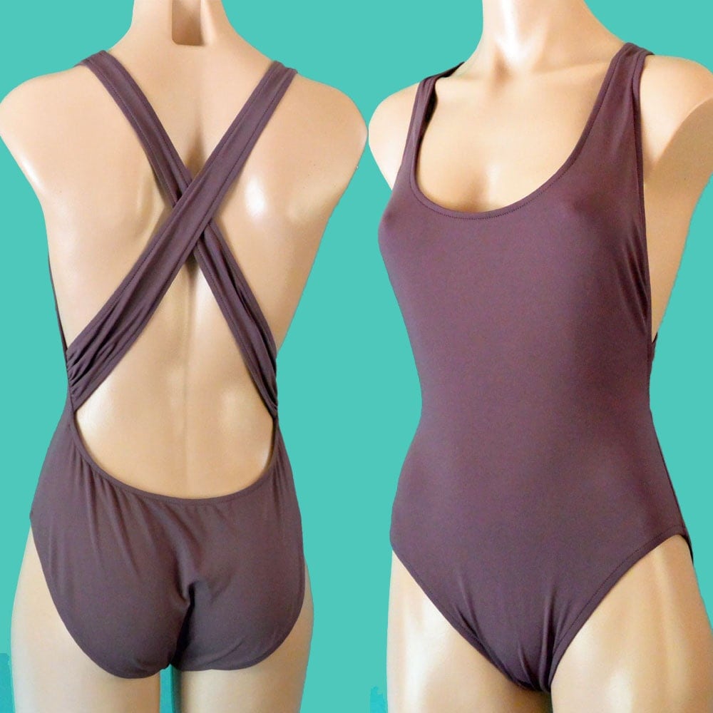 Womens One Piece Swimsuit   90s Vintage By Rockstreetvintage