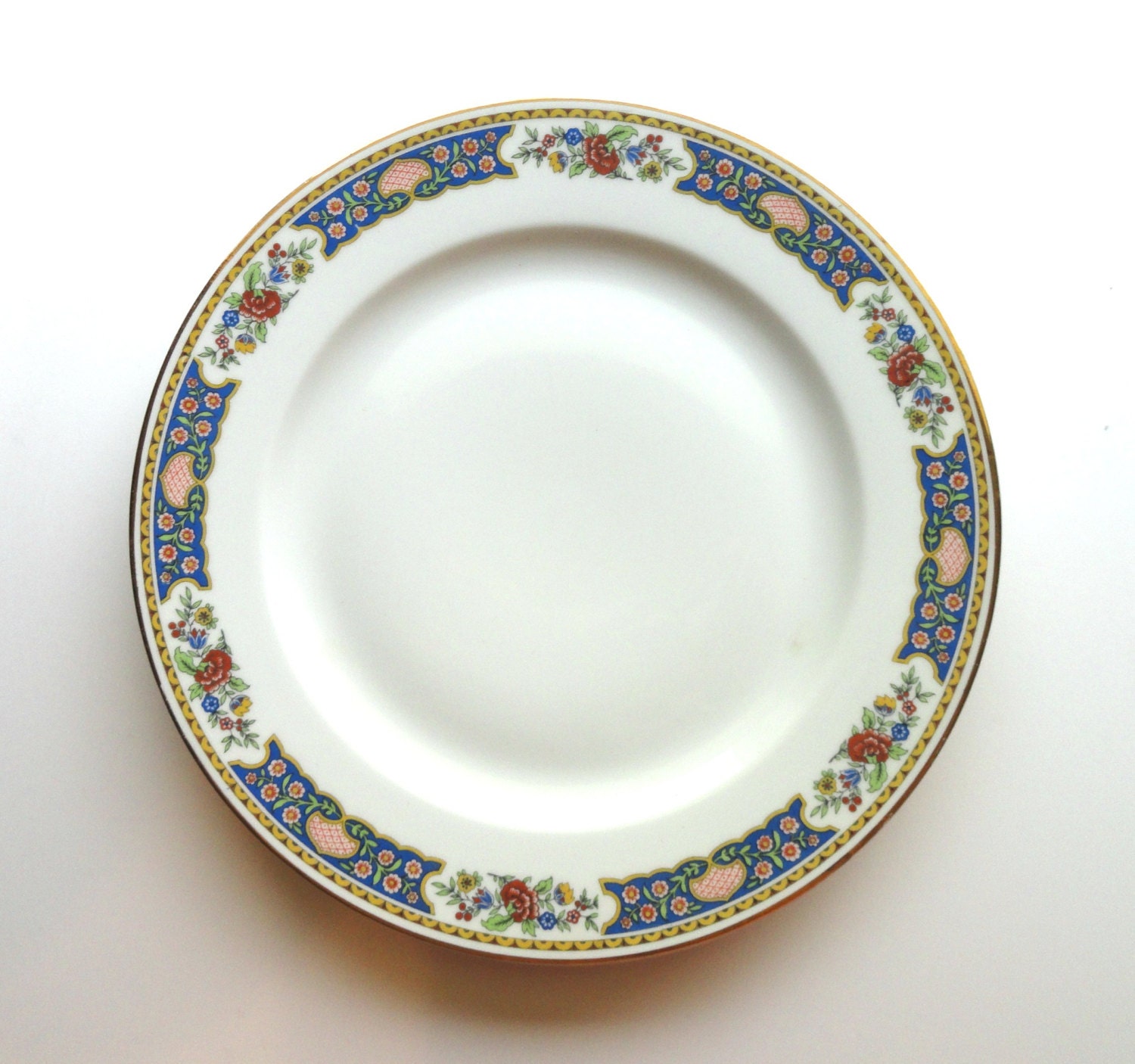 6 Limoges French China La Cloche Dinner by MemoriesofYesterday