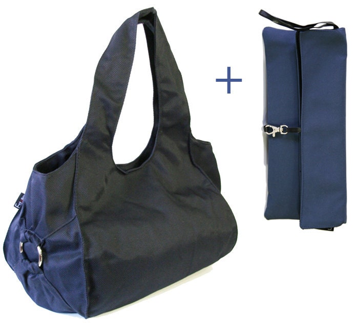 ON SALE Vegan Navy blue: Chicago Hobo Canvas roomy handbag with ... ON SALE Vegan Navy blue: Chicago Hobo Canvas roomy handbag with ...