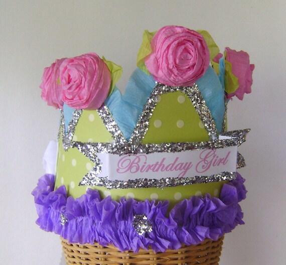 Birthday Hat- crown Party Crown/Hat - Adult or Child- customize Il_570xn