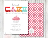 Cupcake Baking Party Printable Invite - Petite Party Studio Il_170x135