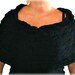 SALE elegant Shrug capelet - black shawl - red shrug - brown shrug - black clothing - women accessories