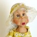 Standing Handmade Art Doll - Marlene