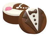 Wedding Oreo Cookies great for candy arrangements candy buffet Dessert Mitzvah Birthday Favors Sweet Sixteen Wedding Bridal Shower Il_570xn