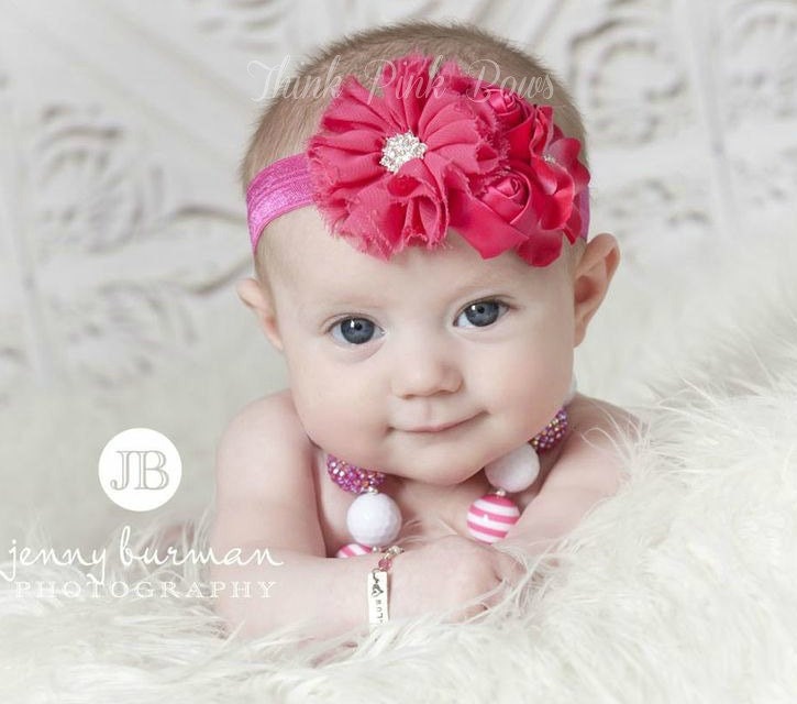 infant headband baby headband pink shabby flower with pearl pink baby headband baby headbands shabby chic by infant headband baby headband pink shabby flower with pearl pink baby headband baby headbands shabby chic by