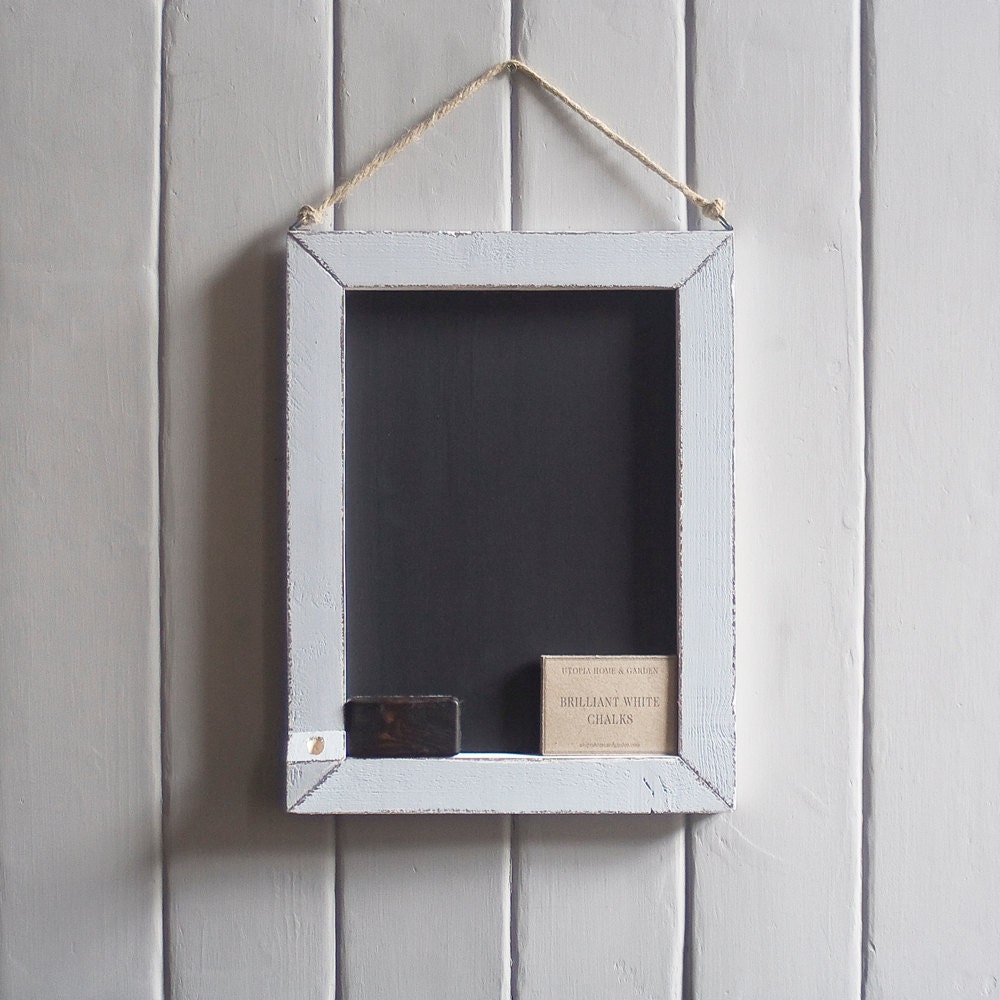 English Gray Hanging Chalkboard by Goodbye1979 on Etsy